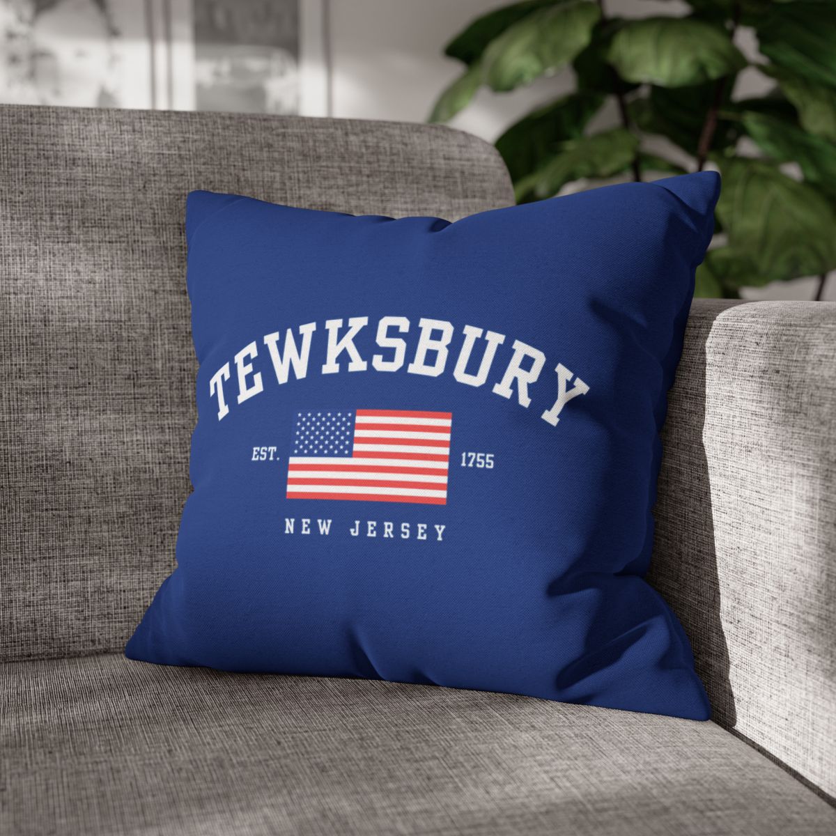 Tewksbury NJ Flag Pillowcase