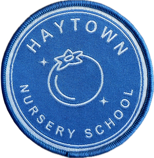 Blueberry Iron-On Patch